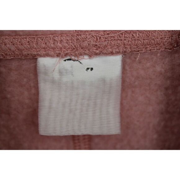 Zyia Sweatshirt Womens Medium Pink Oh So Soft Cowl Funnel Neck Hoodie Pockets - Picture 8 of 8